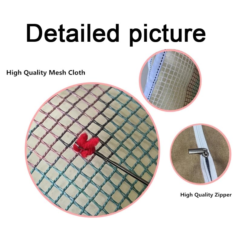 Kit Latch Hook Per Cuscino 43x43 Cm - Fai Da Te Con Uncinetto E Filati | Ideale Per Principianti - Foto 2