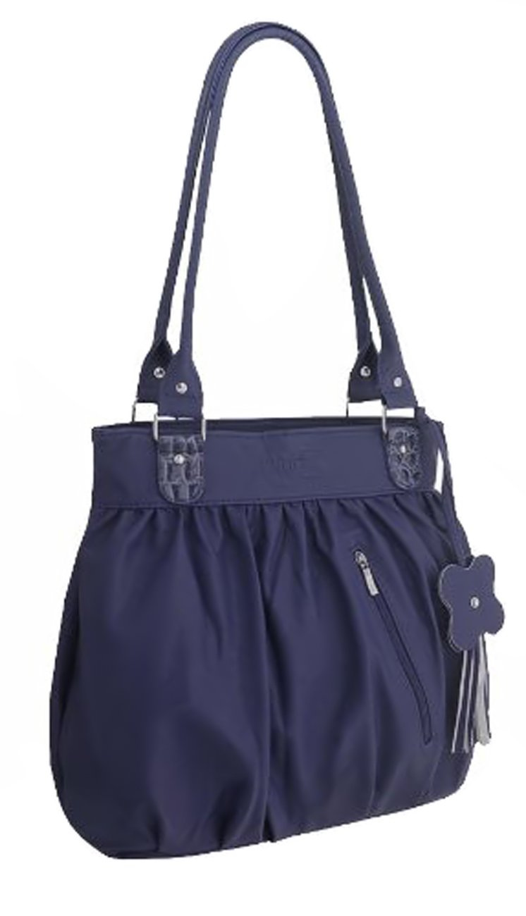 Eye Catch Women's Navy Eyecatchbags - Galaxia Faux Leather Handbag