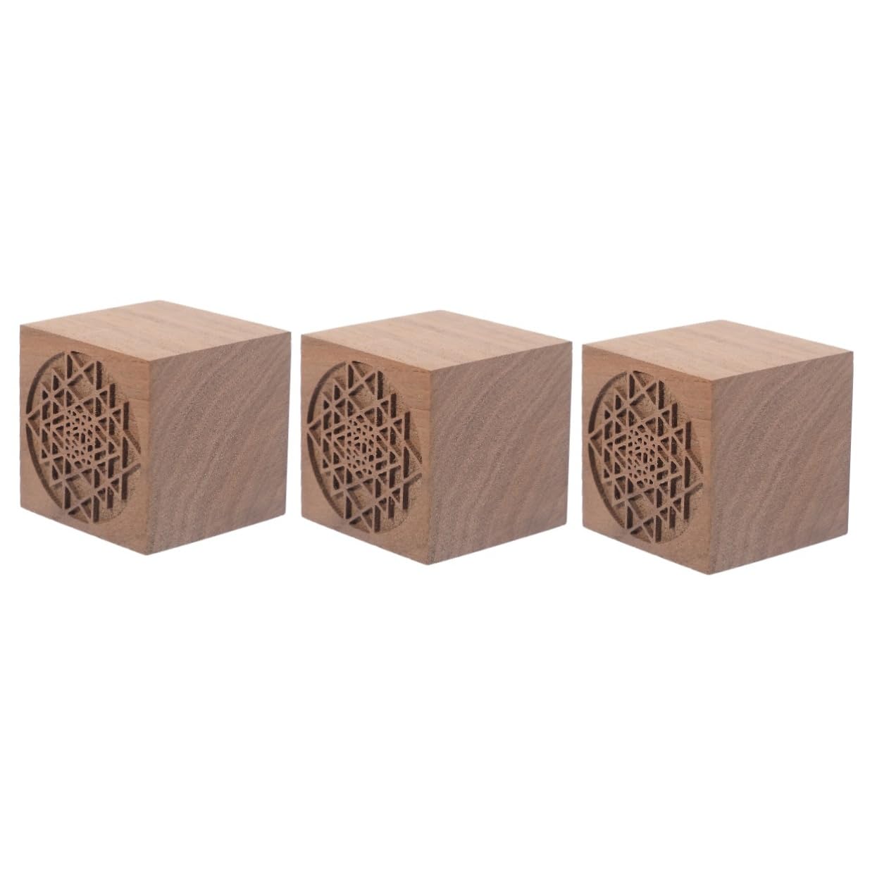 Diffuseur d'arôme de voiture en bois ABOOFAN | Lot de 3 pièces pour huiles essentielles