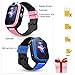 4G GPS Kids Smartwatch Phone - Boys Girls Waterproof Watch with GPS Locator 2 Way Call Camera Voice & Video Chat SOS Alarm Pedometer WiFi Wrist Watch Birthday Back to School for Students,4G Pink