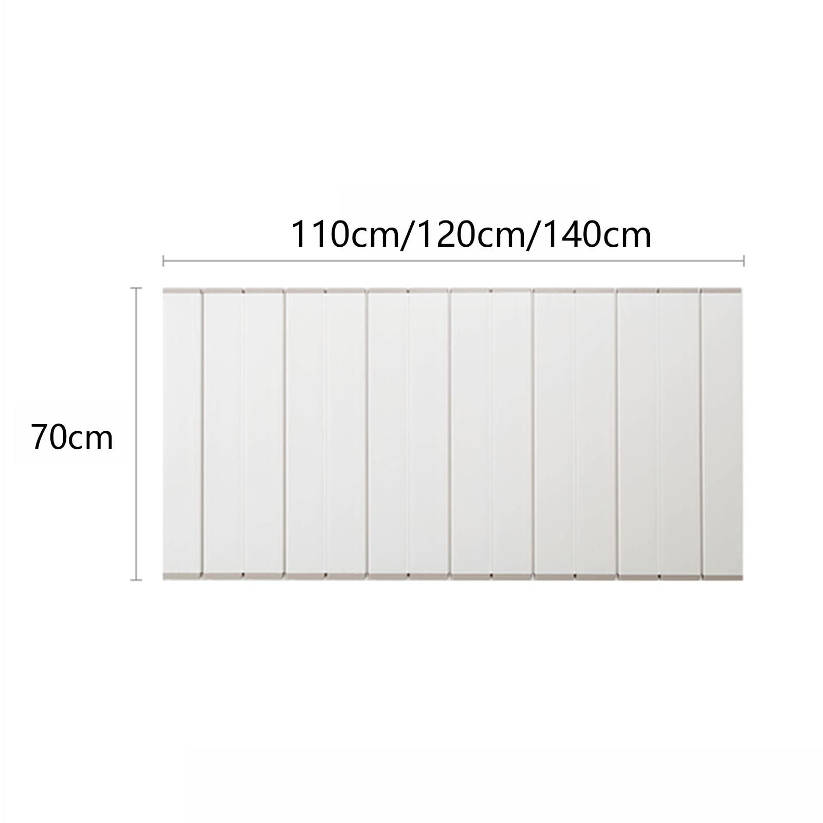 Wielofunkcyjny składany pokrowiec na wannę o grubości 1 cm, pyłoszczelny, polipropylenowy, do spa i kąpieli mlecznych (140 cm x 70 cm) – idealne akcesorium łazienkowe