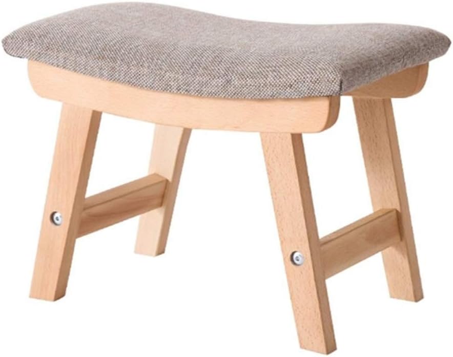 Wzf Solid Wood Cushion Shoes Bench Coffee Table Stool Small Seat Living Room Bedroom Stool Color B Dimensions 38 24 29 Cm Amazon Co Uk Home Kitchen