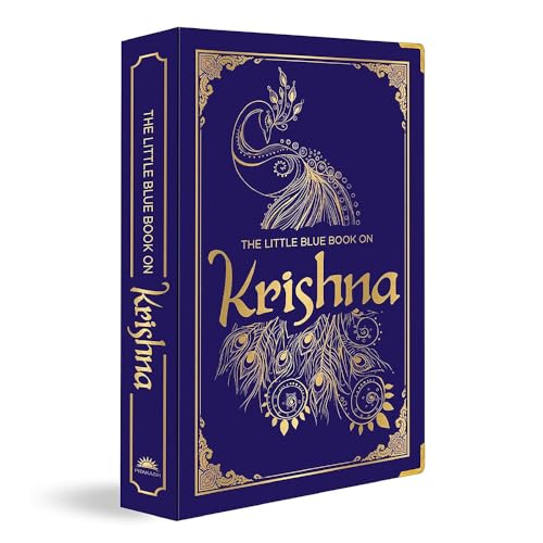 The Little Blue Book on Krishna (Deluxe Silk Hardbound)