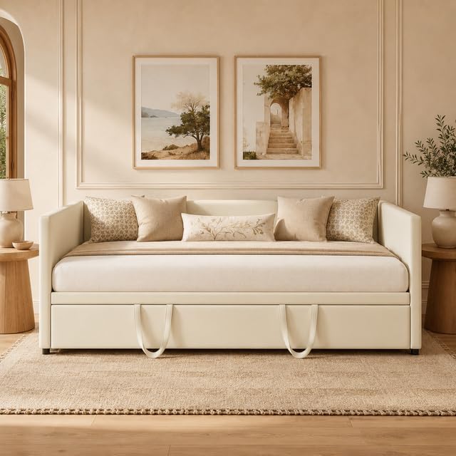Sofá Cama Extensible 90x200/180x200 cm, Sofá Convertible Tapizado de Terciopelo, Sofá Cama Doble con Cama Extraíble, Sofá Moderno para Salón, Habitación de Invitados y Espacios Pequeños