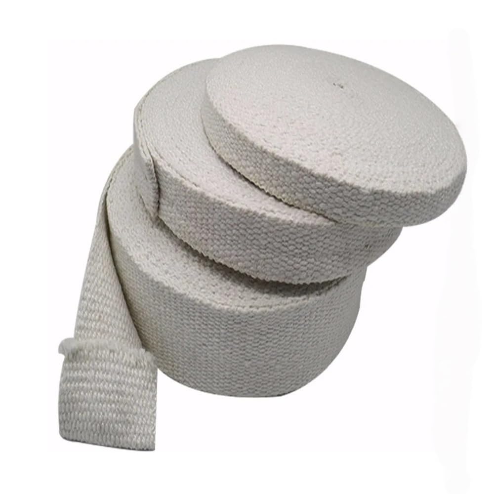 Corda in fibra di vetro per stufe, Corda di tenuta intrecciata in fibra ceramica ad alta temperatura Lunghezza 1M Spessore 3mm Larghezza 3x (30-100) mm | 3x100mm