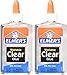Elmer's E305 Washable School Glue, 5 oz Bottle, 2 Pack, Clear