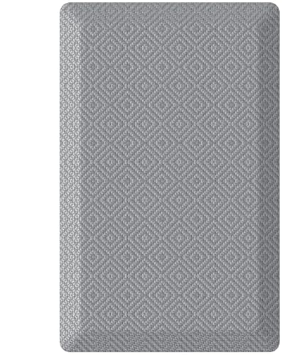 Image of Ophanie Kitchen Mats for Floor,3 /4 inch Thick,17x28 Anti Fatigue Cushioned Mat,Kitchen Rugs,Waterproof,Comfort Ergonomic Standing Mat for Office,Home,Sink with 99+ Pairs of Anti-Slip Bottom Ridges