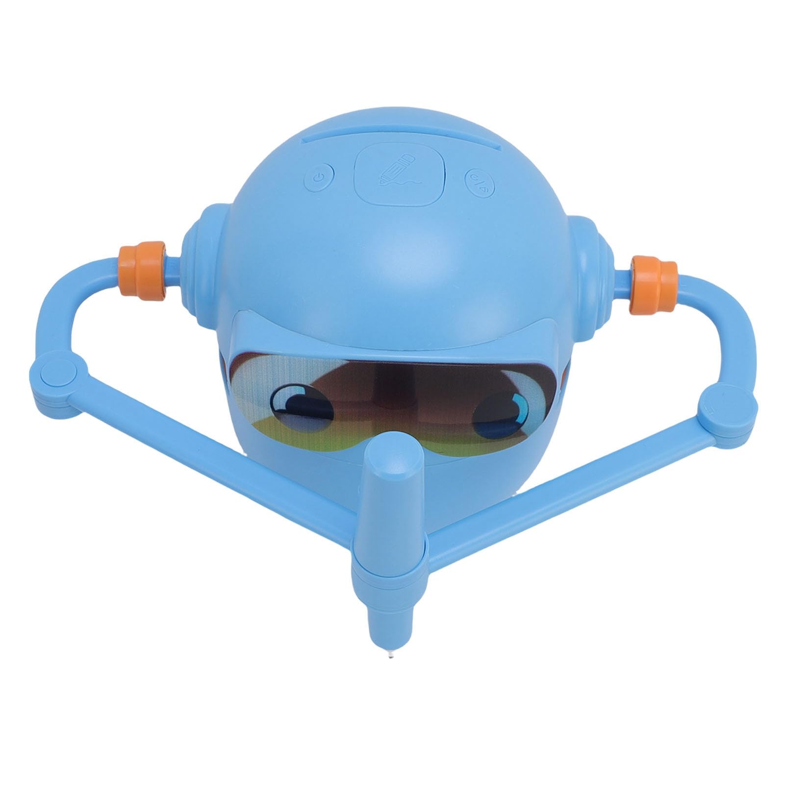 Cryfokt Robot de Dibujo para Niños, Robots de Dificultad Ajustable para Niños, Juguetes de Aprendizaje con 100 Tarjetas de Palabras, 12 Bolígrafos de Colores para Edades de 3 a 8 Años