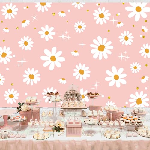 Fondo Fotográfico InMemory Pink Daisy 210x150 cm miniatura 4