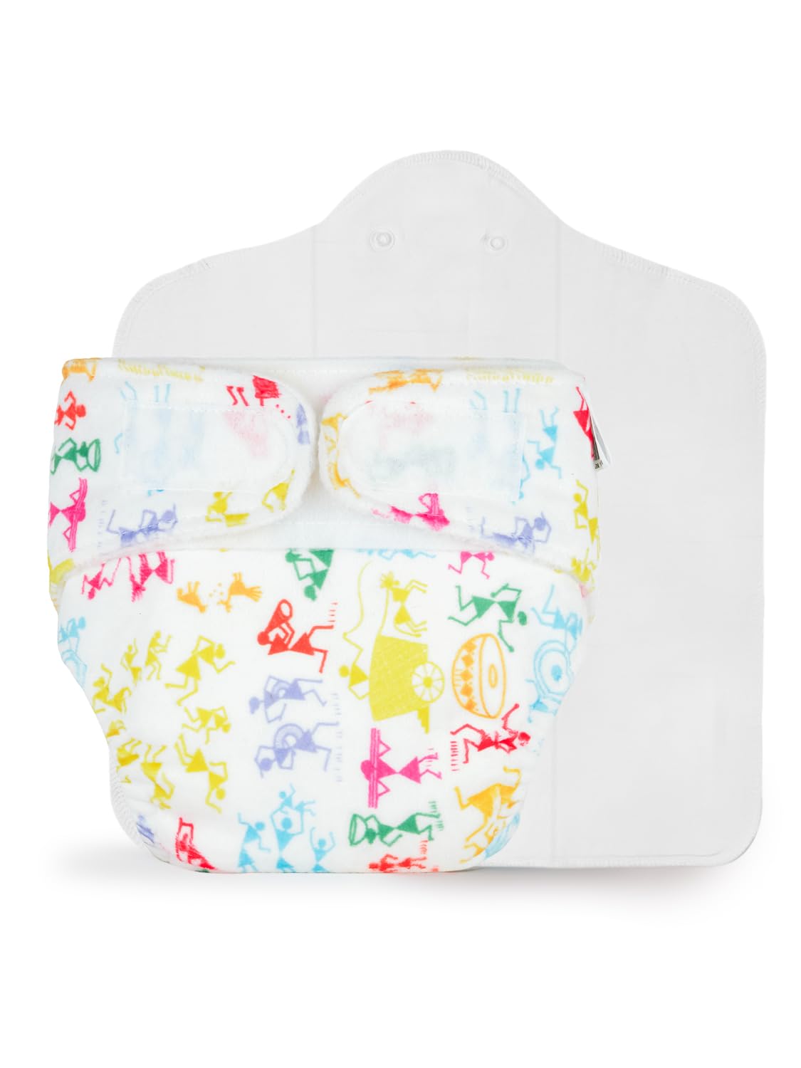 SuperBottoms Newborn UNO Premium Cloth Diaper with Insert (0 to 3m) | Washable & Reusable Diaper with Organic Cotton Pad | Superior Absorption | Waterproof | SuperDryFeel™ Layer | Super Soft & Gentle-image-44
