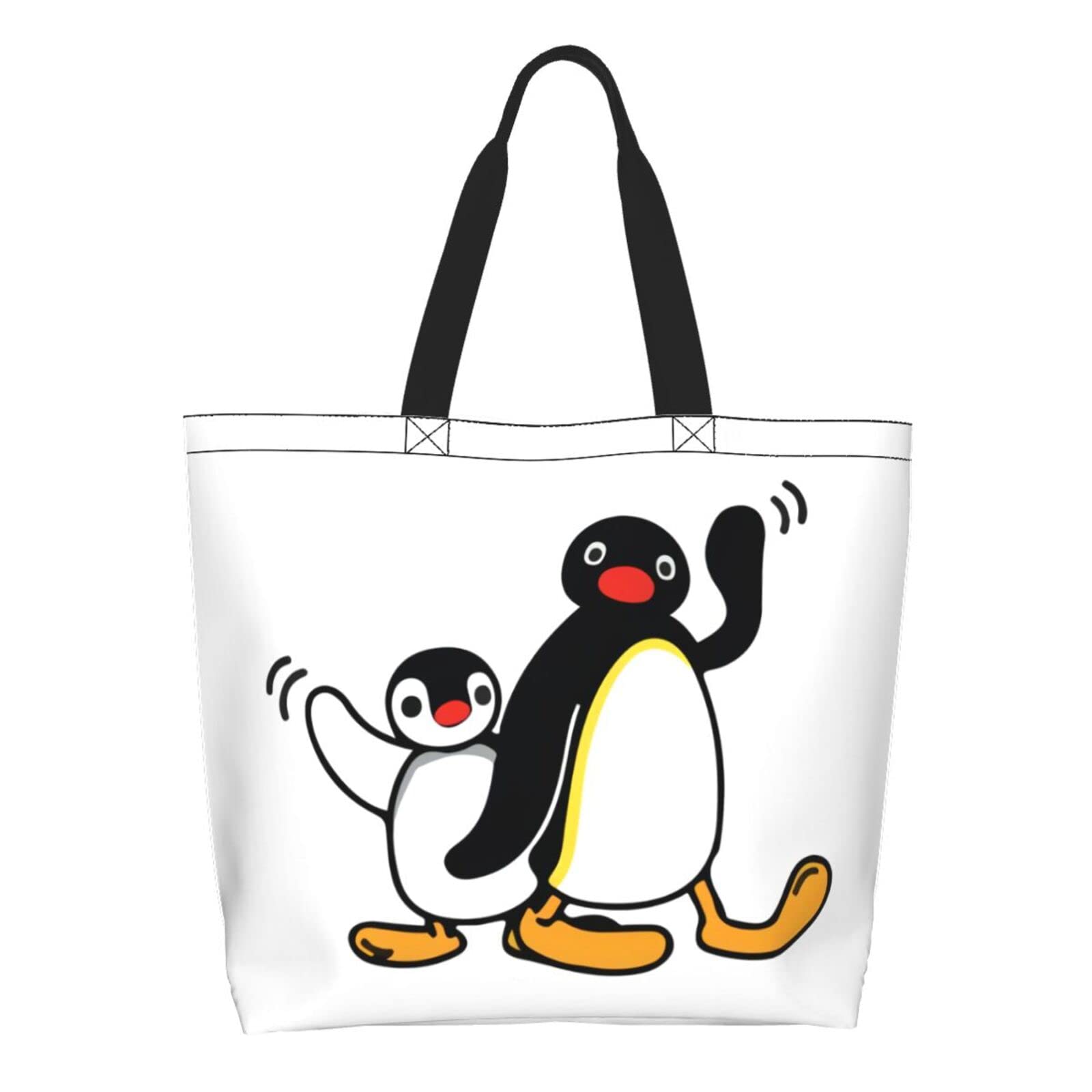 ショッピングバッグ ショッピングトート折りたたみ式ショルダー ペンギン ショッピングバッグ ショッピングトート折りたたみ式ショルダー ペンギン