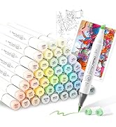 Ohuhu マーカーペン 筆タイプ 320色 プロ愛用　細字 Amazon | Ohuhu マーカーペン 筆タイプ 320色 プロ愛用 イラスト