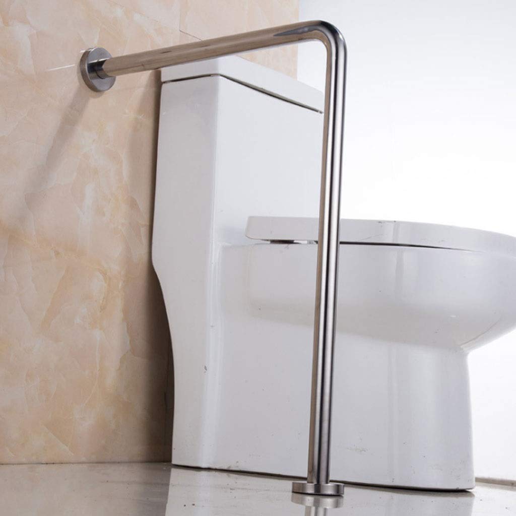 Barras de Apoyo para baño, asa de Acero Inoxidable Tipo L para Inodoro, WC, para Personas Mayores, Embarazadas, niños y para Evitar Lesiones.