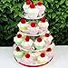 Global Sugar Art Premium Wedding & Party Edible Rose Cake & Cupcake Sugar Flowers, Red, 24 Count with Leaves by Chef Alan Tetreault