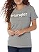 Wrangler Womens Short Sleeve Fitted Graphic T-Shirt T Shirt, Heather Grey, Large US