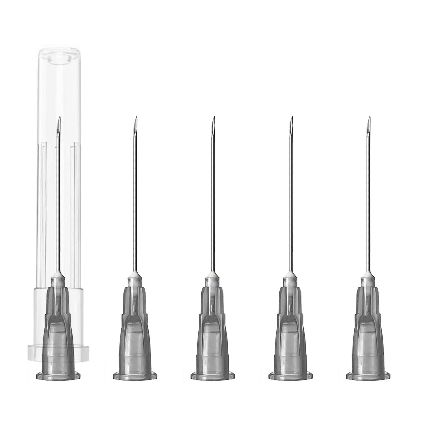 100 Pack 22G 1 Inch Needle for Lab Accessories,Industrial Dispensing Accessories,Individually Packaged