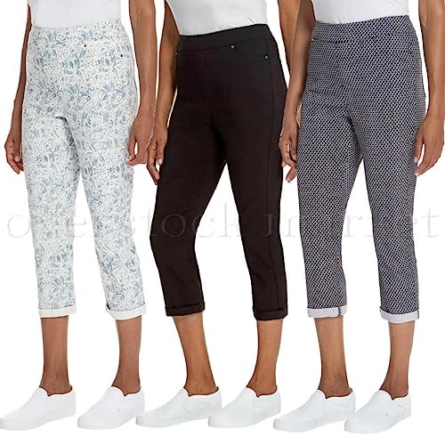 Ladies' Roll Comfort Stretch Cuff Capri4