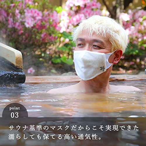 [バスリエ] サウナ専用 マスク「37」日本製サウナマスク 5枚目
