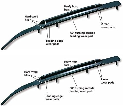 8" Double Down Snowmobile Ski Carbides (Pair)- C&A Pro/Slydog/Curve [RD8908]