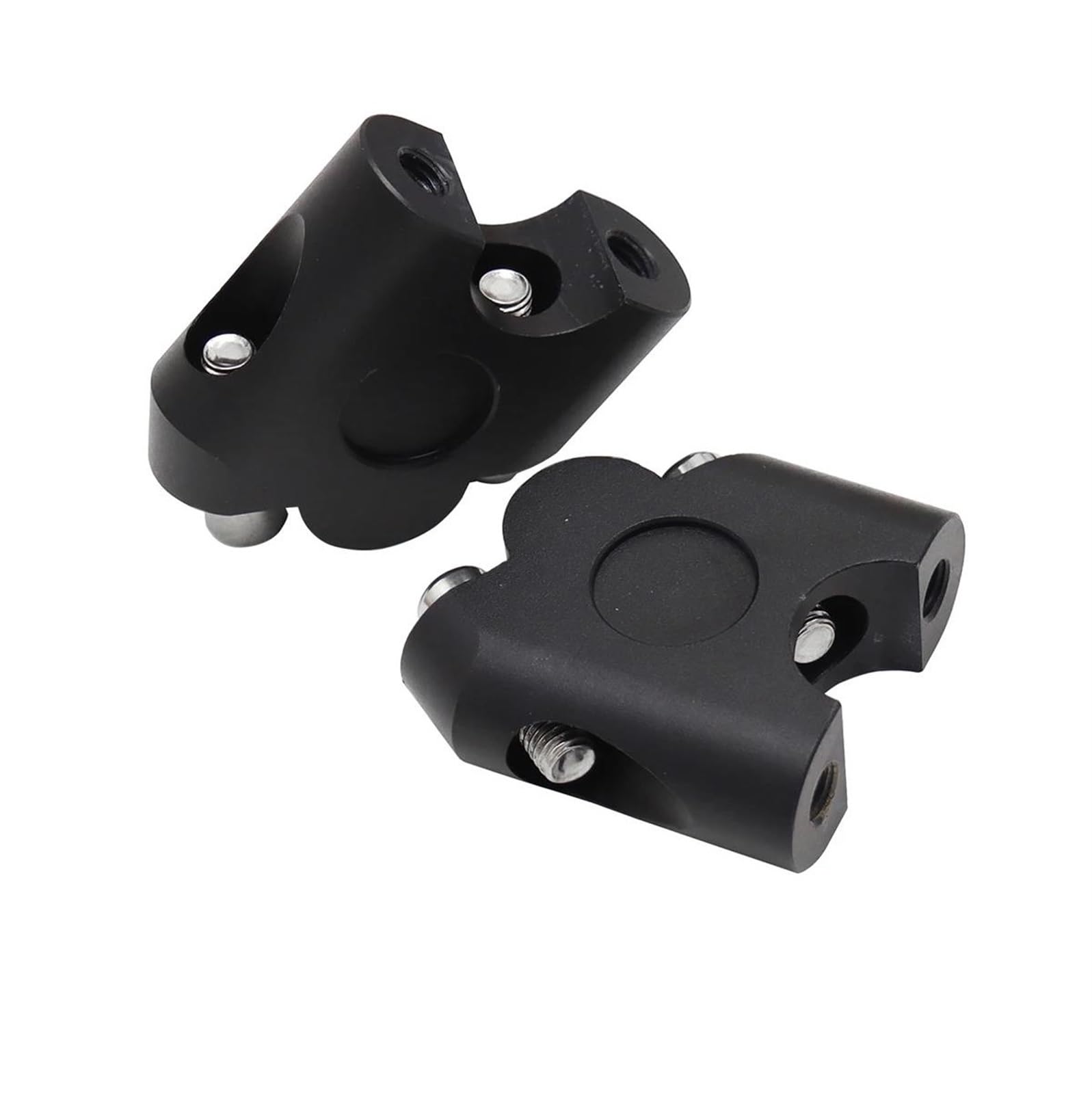JAYWIS Handlebar Risers Motorcycle Handlebar Risers For Y&amaha 250 MT07 MT09 FZ6 XJ6 XJR1300 Handbar Riser Mount Clamp Adjustable Riser Lifting Handle lift clamps(BLACK)
