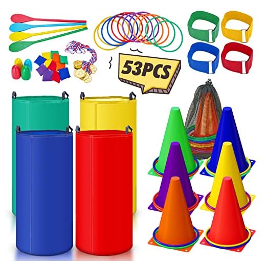 53-Piece Carnival Lawn Games Set for All
