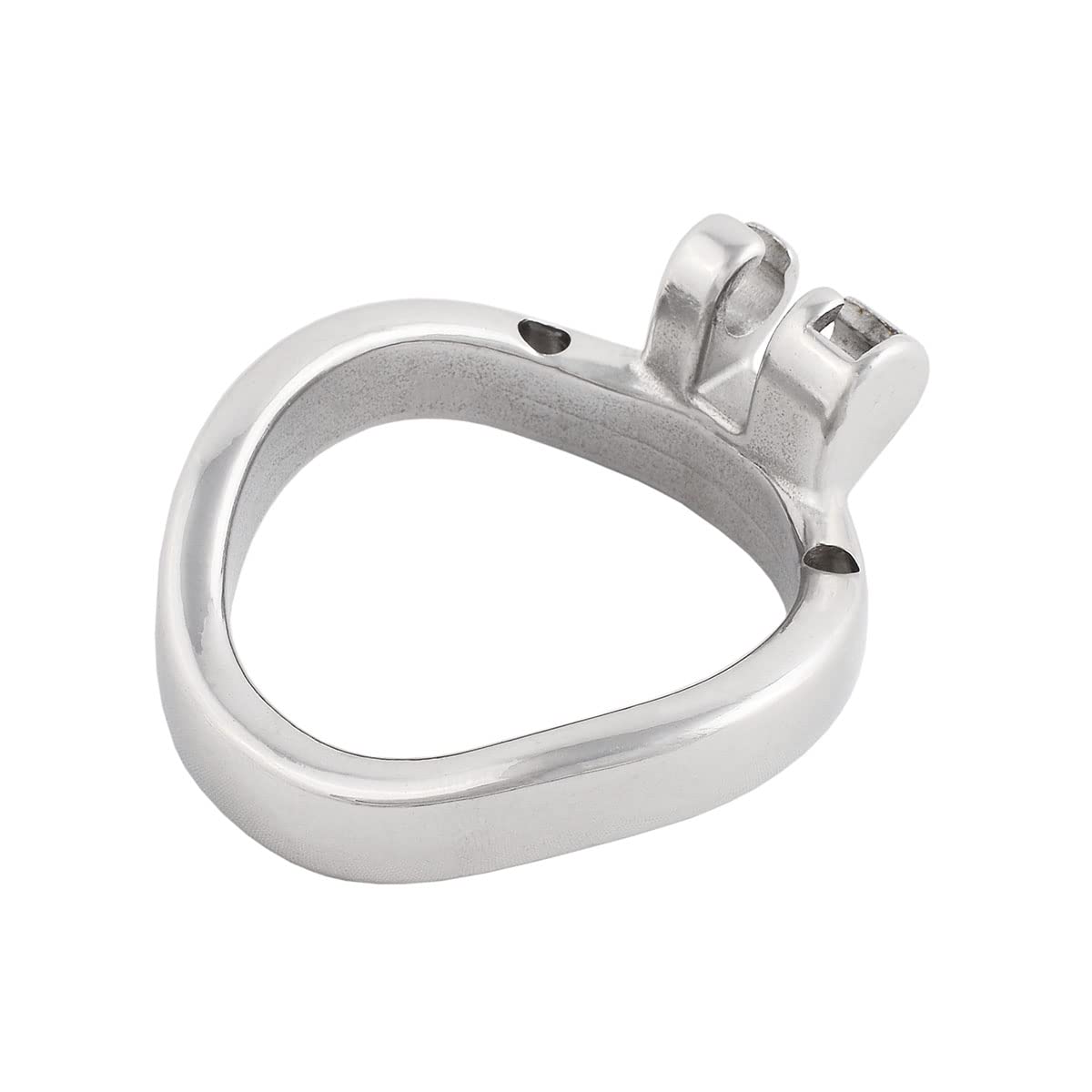 Male's Flat Closed Base Ring for Stainless Steel Chasity Cages Device Virginity Lock JH145 45mm