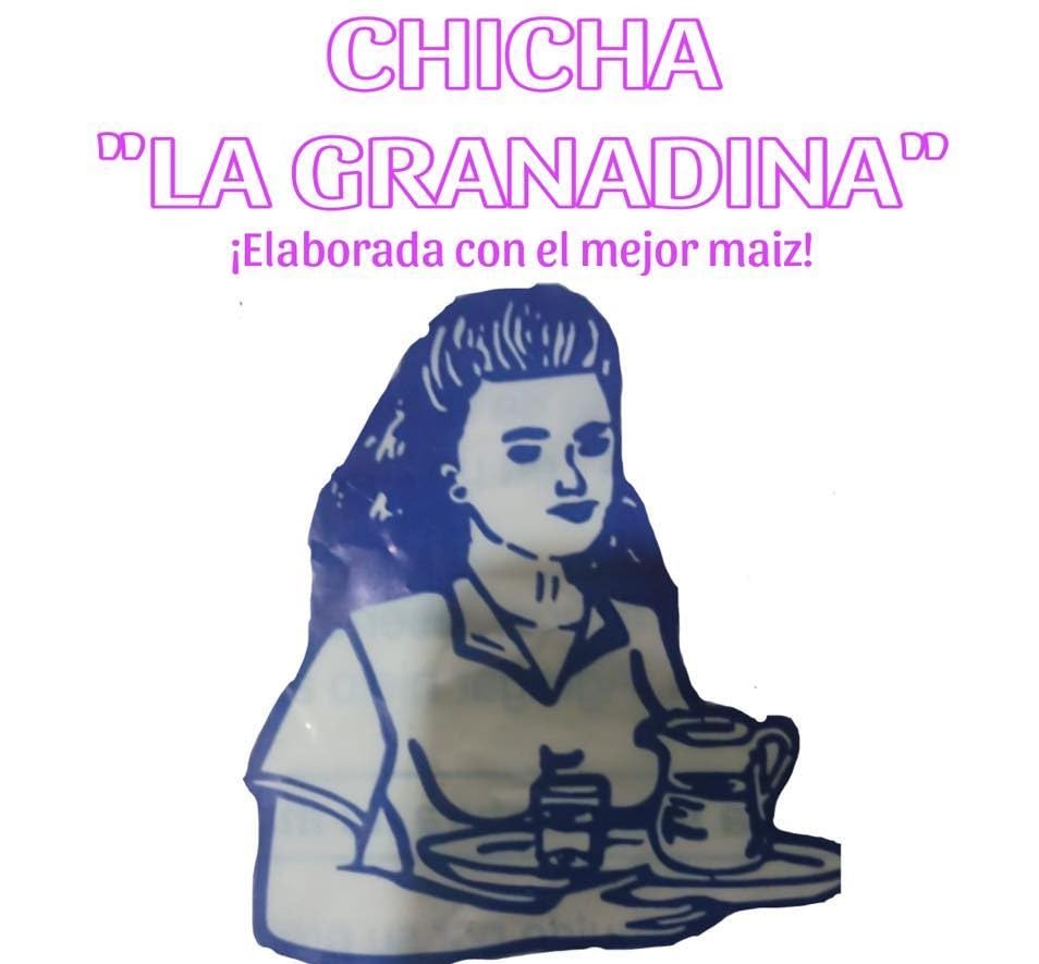 Chicha La Granadina Traditional Nicaraguan Beverage, Red and White Striped Design, 3 Pack