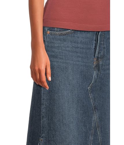 Levi's Women's Iconic Long Skirt Slit4
