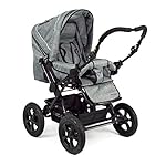 CHIC 4 BABY 100 34 Kombikinderwagen VIVA, Jeans, blau/grau