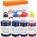 Produktbild 10er-Pack Bubprint Tintenflaschen kompatibel für Epson 102 Tinte als Ersatz für Epson Ecotank ET-2700 ET-2750 ET-2751 ET-2756 ET-3700 ET-3750 ET-4750 ET-15000 Workforce ST-2000 ST-3000 ST-4000