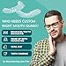 Mouth Guard for Grinding Teeth at Night, Bite Guard for Teeth Clenching Nighttime for TMJ Relief, Nightguard for Adult and Kids (Count, 2)