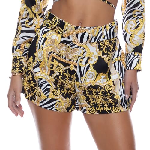 Luli Fama Women's Goddess Vibes - Belt Short