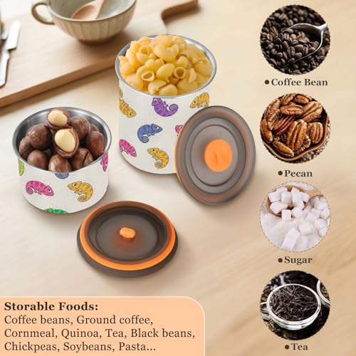 Contenedor Hermético de Café Acero Inoxidable 900 ml miniatura 5