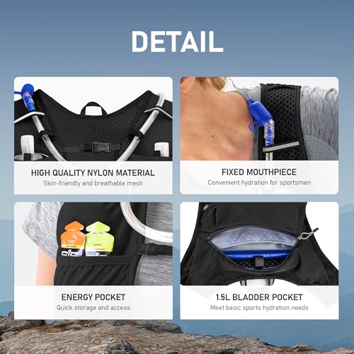 N NEVO RHINO Running Hydration Vest for Women with 1.5L Water Bladder Vest - image 5