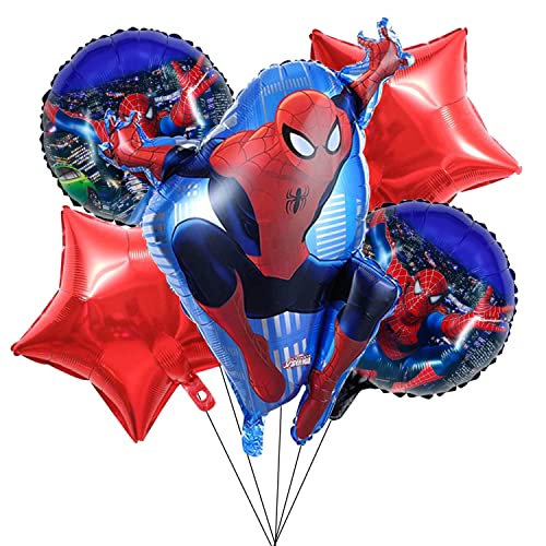 Ballons en Aluminium,Ballons de Fête,Spider Ballon,Ballons en Décoration,Ballon Hélium Feuille,pour Garçon Fille Enfants Cadeau Fête D'anniversaire Fournitures Décor Cover