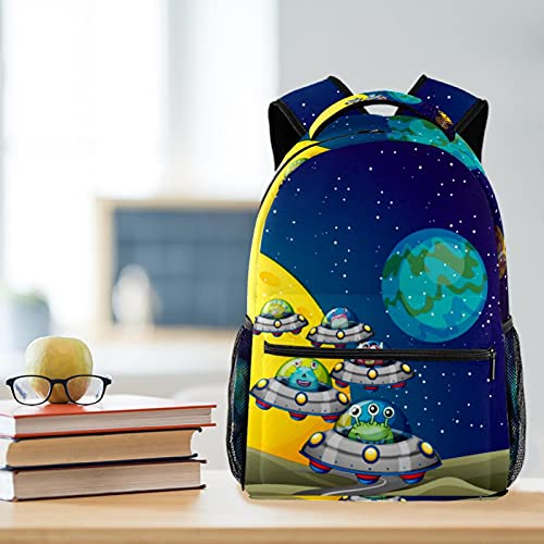 Sac à dos décontracté motifs espace pour la rentrée des classes