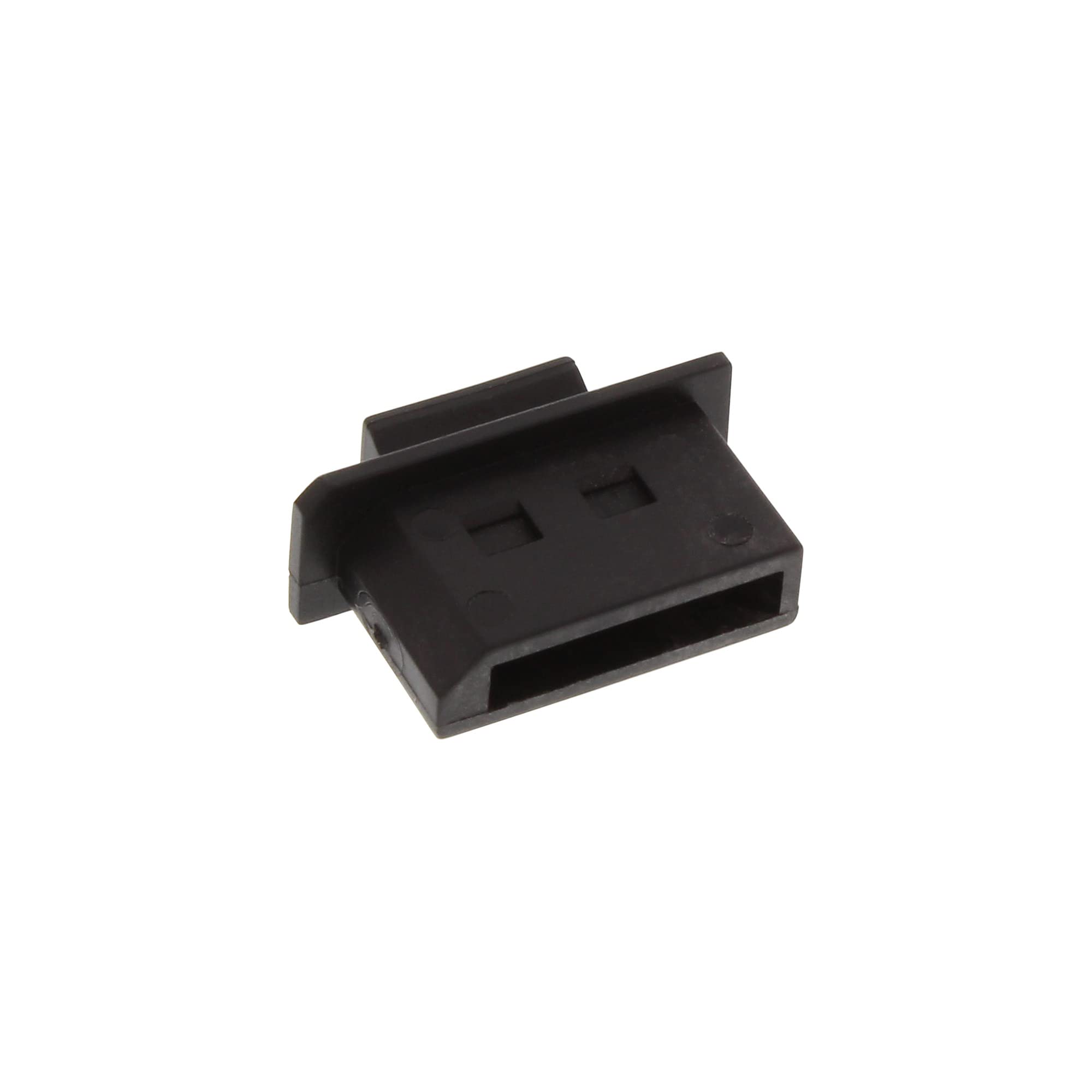 Lot de 50 Protecteurs Anti-Poussière pour Prises DisplayPort - Noir