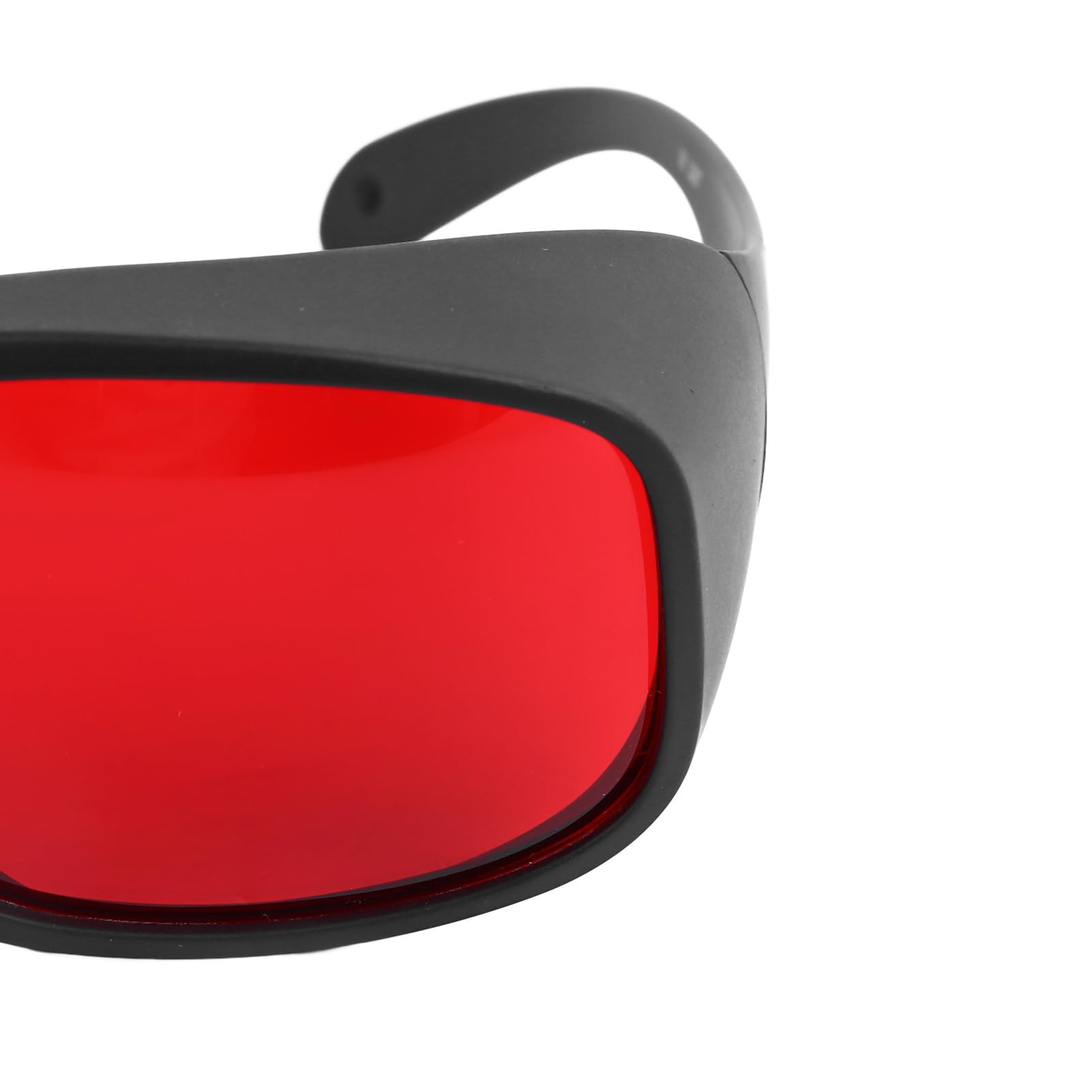 Laserowe okulary bezpieczeństwa Gogle Ochronne Czerwona Black Rama 200 590 Nm Ochrona oka na laboratoryjne badania biologiczne Kontrola przemysłowa medyczna
