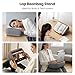 Tounee Book Holder Stand - Ultra Soft Lap Beanbag Pillow for Books, Tablets, iPads & Kindle - Hands-Free Reading & Viewing in Bed/Couch - Reduces Neck Strain - Perfect for Book & E-Readers Lovers