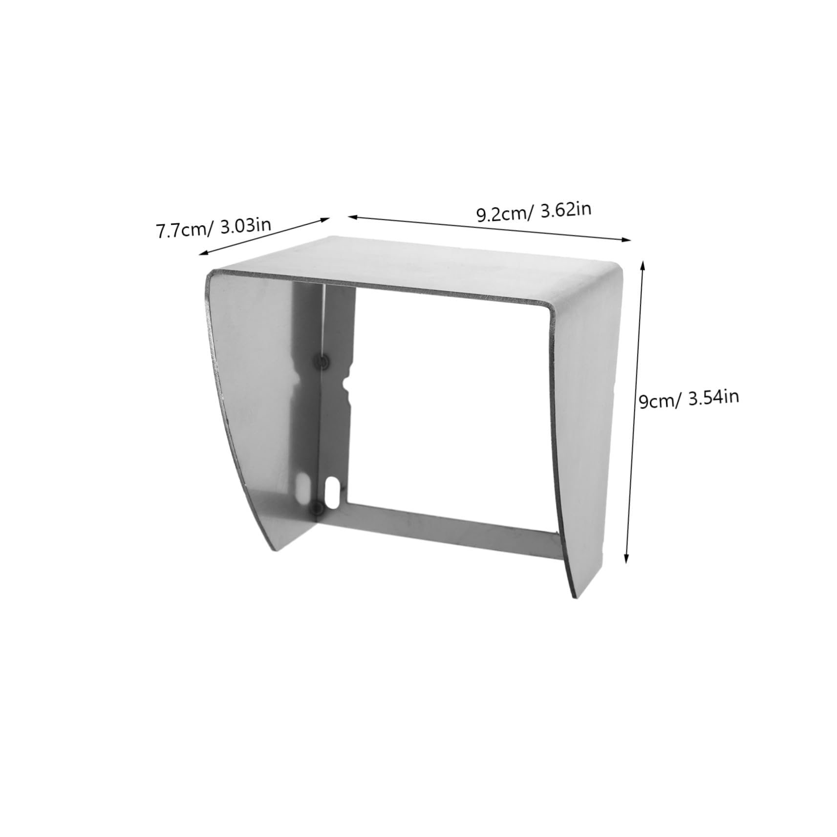 Veemoon 2 Piezas Protector Enchufe Exterior Acero Inoxidable para Pared Resistente Uso Hogar Oficina Cocina Baño