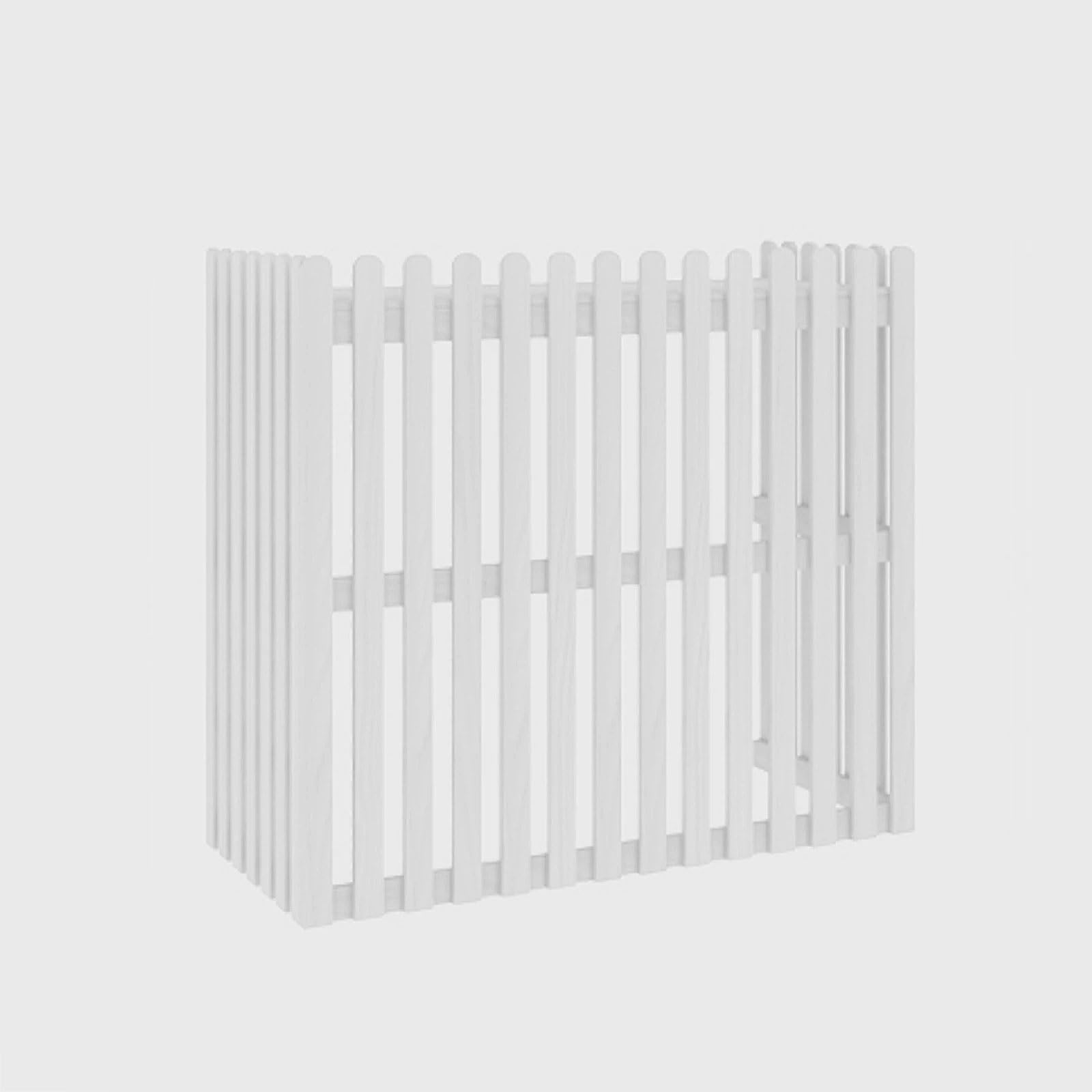Coffrage climatisation extérieur bois et abri pompe à chaleur ventilé