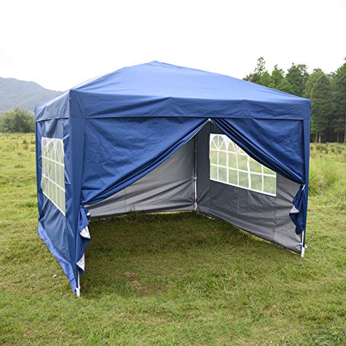 charaHOME 10 x 10 Canopy Tent Pop Up Portable Shade Instant Heavy Duty