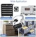 Cylinnda Black Toolbox Lock with Keys, Cabinet Locks Keyed Alike, Hook Cam, Tubular Cam Lock, Tool Box Lock with Manual, Cabinet Locks and Cam Locks (1-1/8 Inch 1 Pack-Black)