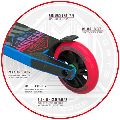 Madd Gear MGP Action Sports Kick Pro Scooter (RED/Blue 2019) - Thumbnail 3