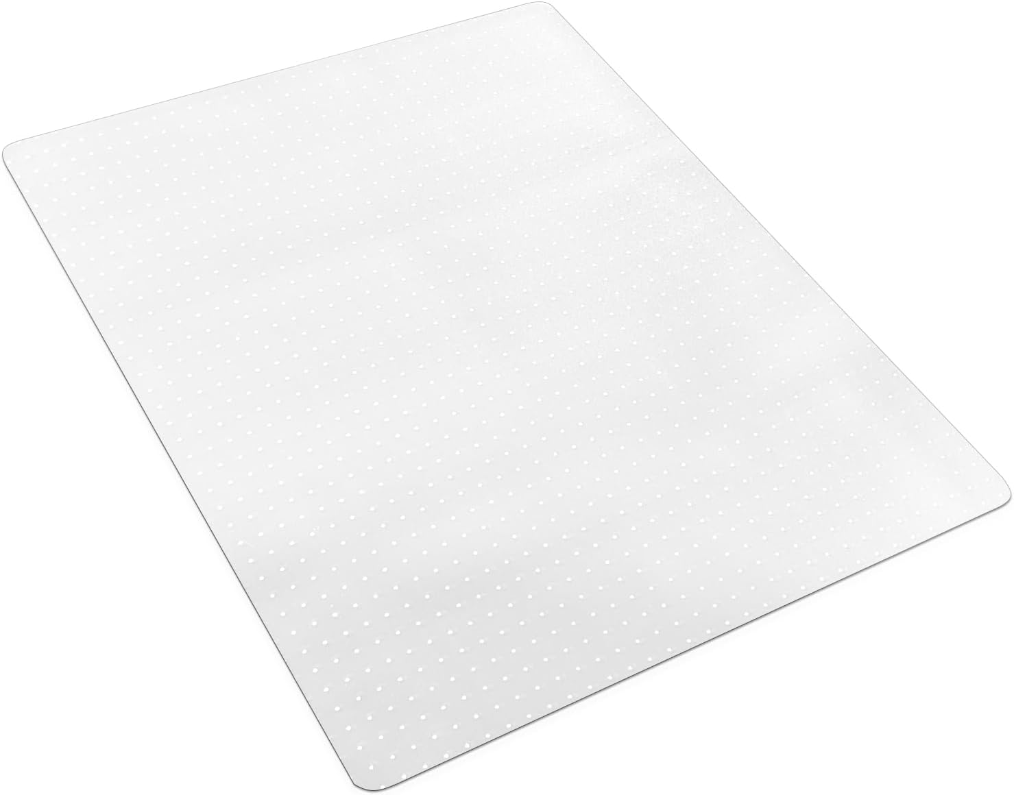 SHAREWIN Office Chair Mat for Carpeted Floors, 150x120 cm Heavy Duty Anti-Slip for Low/Medium Pile Carpet Protector Rug, Easy Clean