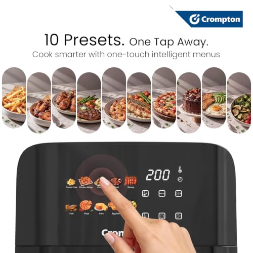 Crompton Store Crompton Ameo Edge 5L Air Fryer - Image 6