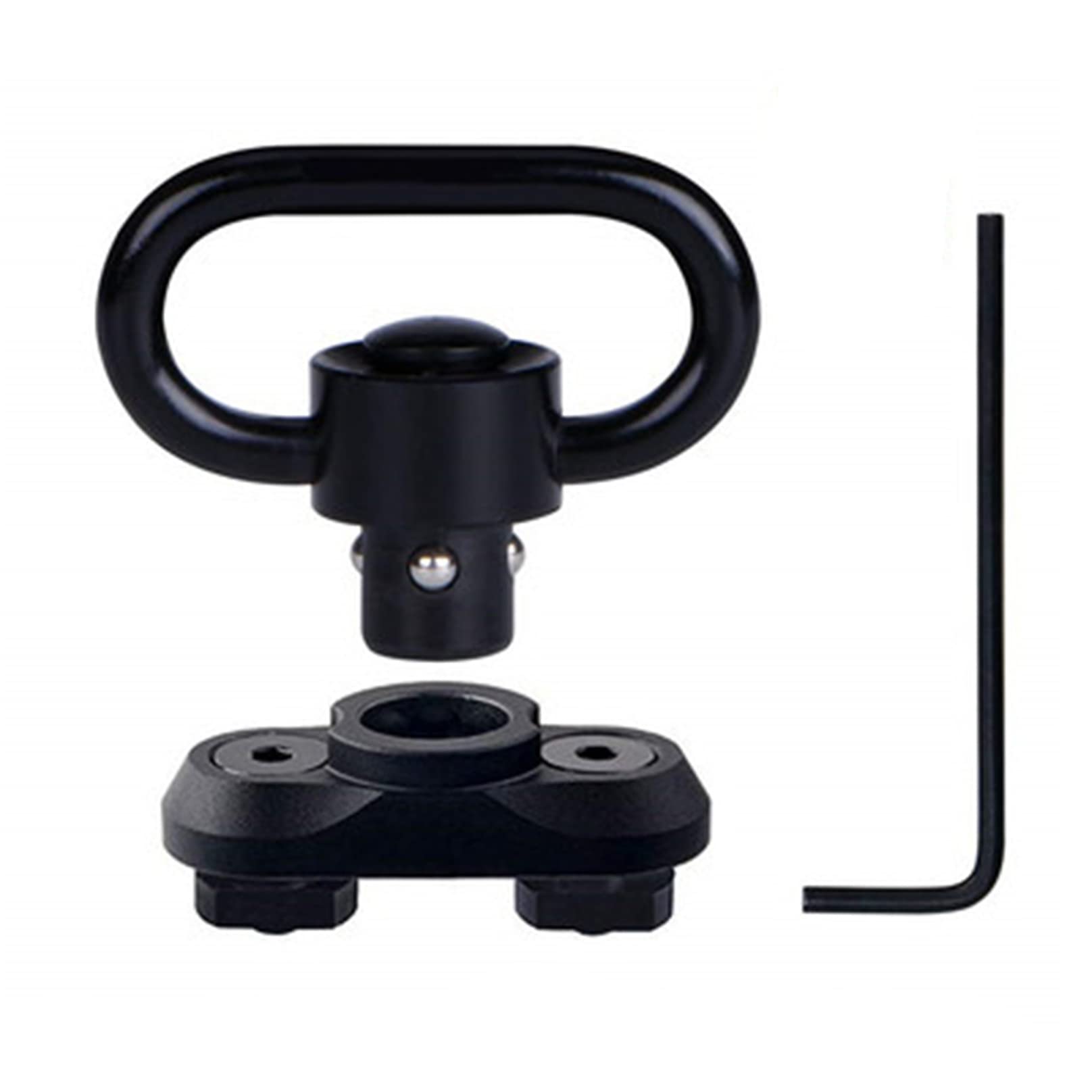 M Lok Qd Sling Swivel Adapter Schnell abnehmbares Kit mit 360 Grad Drehung Sling Mount Adapter Rail Mount Multifunktions Taktische Werkzeuge