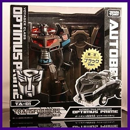 Amazon タカラトミー トランスフォーマー アニメイテッド Ta 01 オプティマスプライム ブラックver イベント限定 アニメ 萌えグッズ 通販