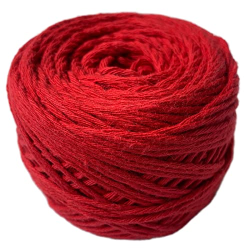 Image of Crochet Now 100% Cotton Yarn 8 Ply (100 Grams) goes with 5-6mm Hooks (Red)