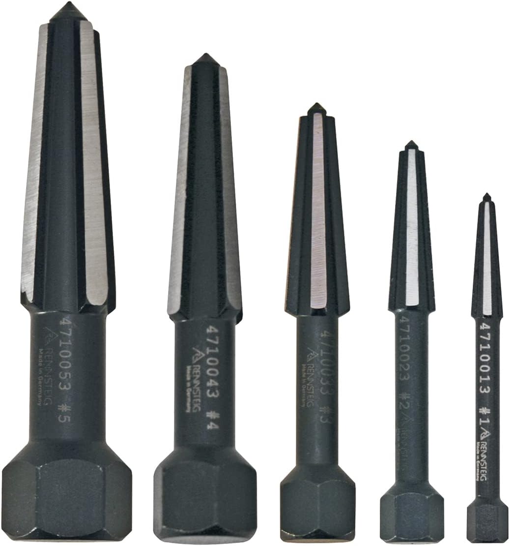 Knipex 9R4719003 Screw Extractor Double-Edged Set, 5 Pack